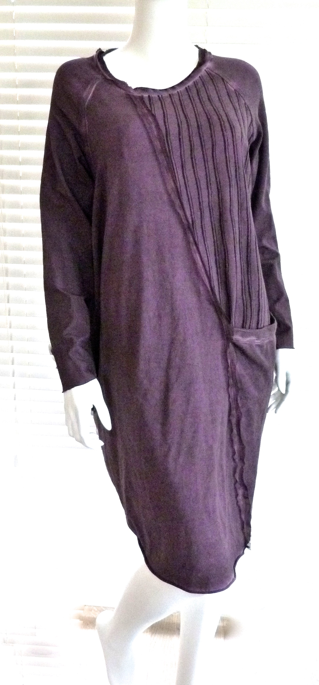 Super Stylish Luukaa cotton jersey quirky shaped tunic dress - Theresa ...