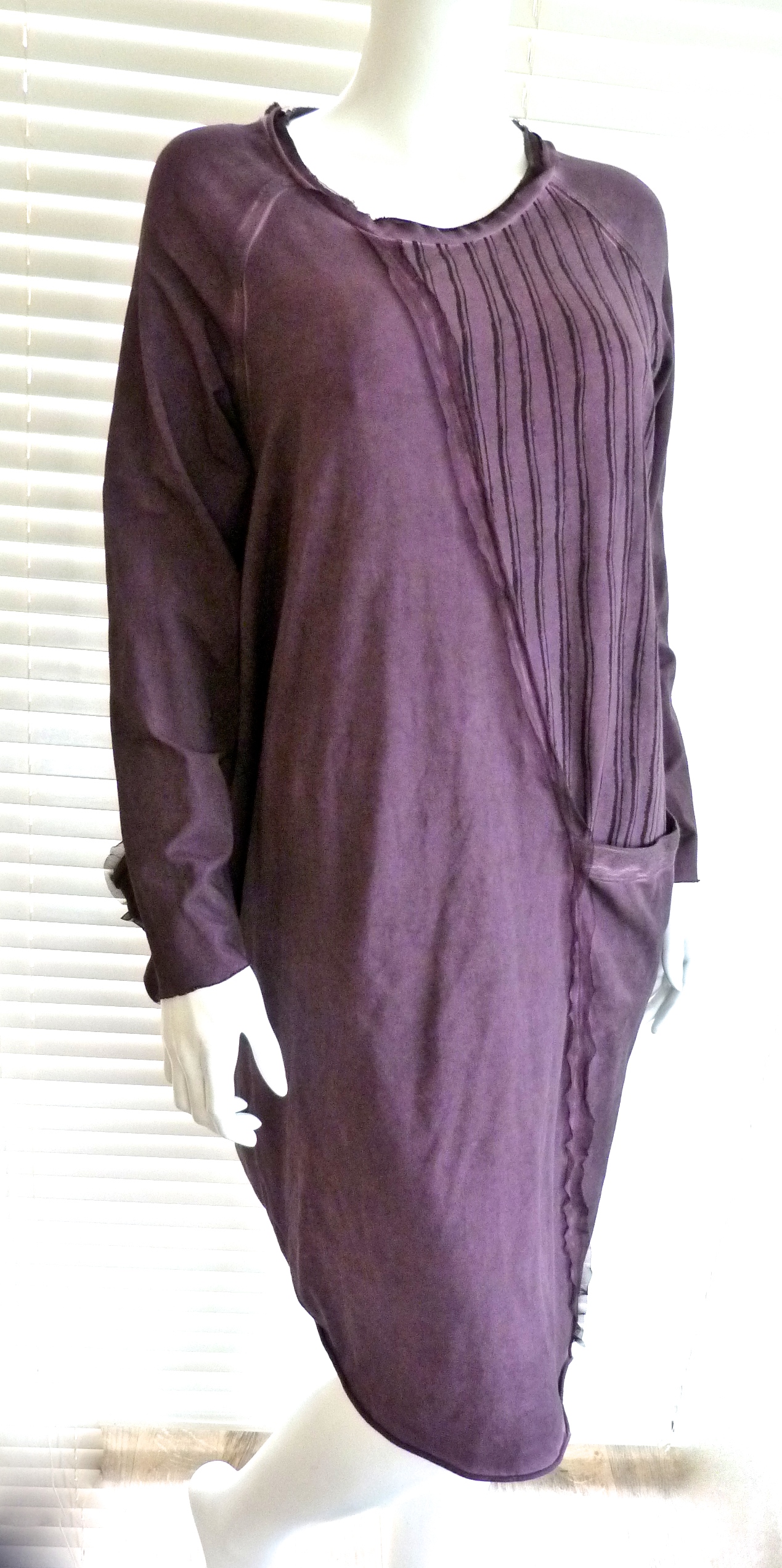 Super Stylish Luukaa cotton jersey quirky shaped tunic dress – Theresa ...